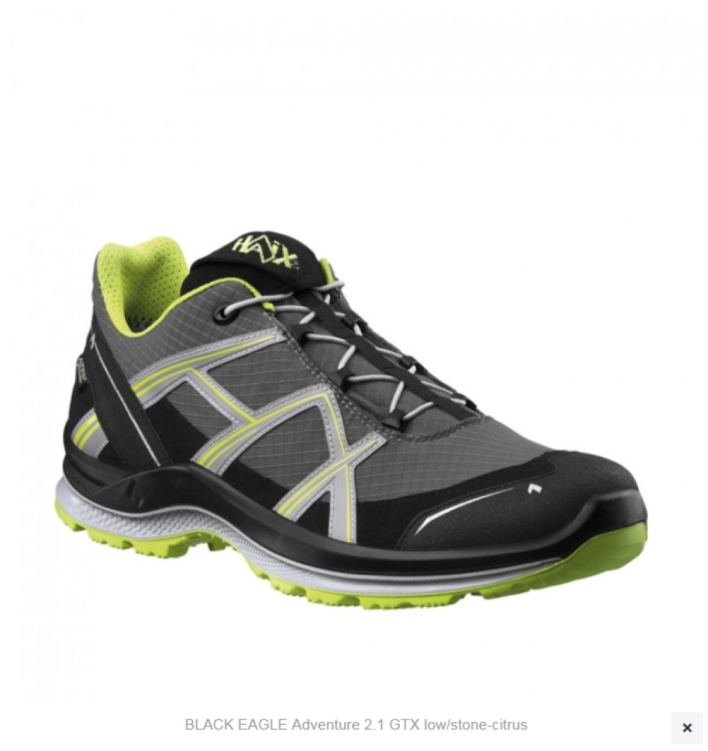 Haix BLACK EAGLE Adventure 2.1 GTX low/stone-citrus UK 9.5